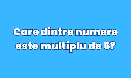 Raspunsul corect este: 