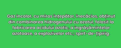 Alege cuvantul corect confrom definitiei: 