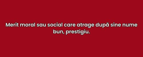 Alege cuvantul corect confrom definitiei: 