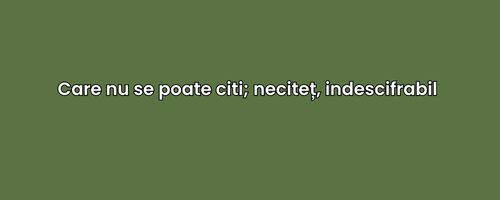 Alege cuvantul corect confrom definitiei: 
