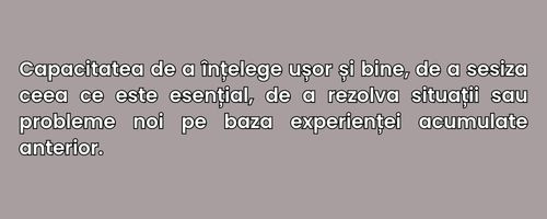 Alege cuvantul corect confrom definitiei: 