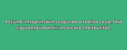 Alege cuvantul corect confrom definitiei: 