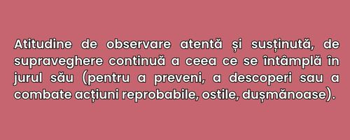 Alege cuvantul corect confrom definitiei: 