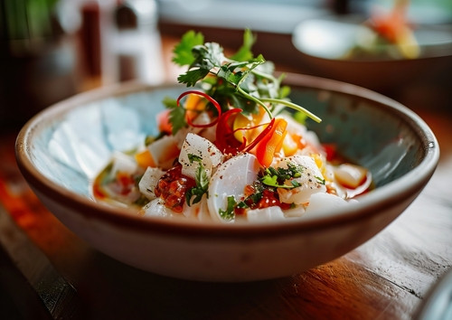 Din ce tara provine preparatul „ceviche”, realizat din peste crud marinat?