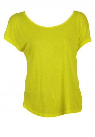 Tricou galben subtire Zara Laveh Yellow
