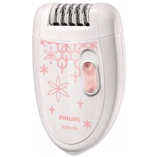 Epilator Philips Santinelle HP6420/00, cap de epilare lavabil, 2 viteze