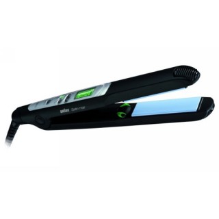 Placa de intins parul Braun ES2 Satin Hair 7, IONOTEC - Jet de ioni activi, Reglare temperatura 130-200 grade, Timp de incalzire 40 secunde, Lungime cablu 2m