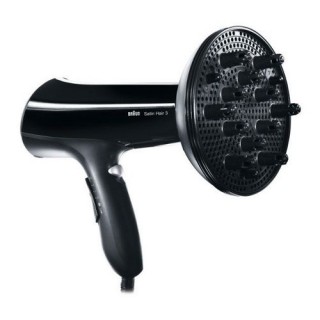 Uscator de par Braun Satin Hair 3 HD 330 cu difuzor de volum, Putere 1700W, 3 trepte viteza, Design ergonomic, Lungime cablu 2m