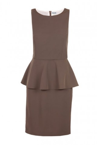 Rochie maro peplum model D1632