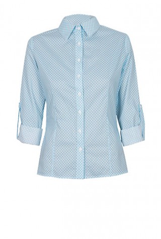 Camasa albastra din bumbac model C228B