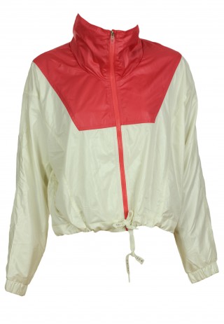 Jacheta Bershka Colle Light Beige