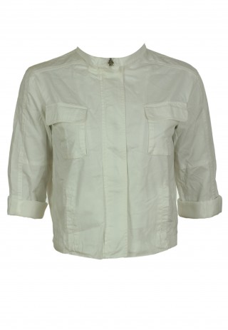 Jacheta Bershka Outy White