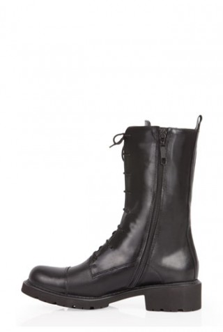 Ghete negre din piele naturala model 1362