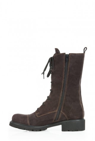 Ghete maro din piele intoarsa model 1362