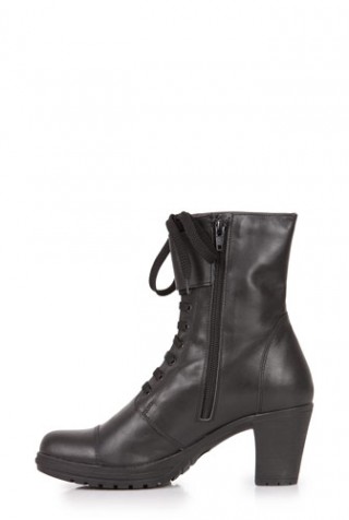 Ghete negre din piele naturala model 222