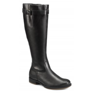 Cizme dama piele de culoare neagra SAUNTER