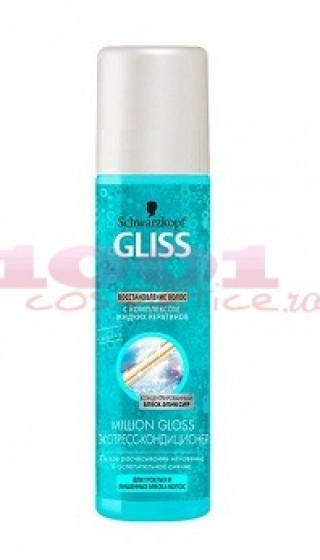 GLISS MILLION GLOSS BALSAM PENTRU STRALUCIREA PARULUI FARA CLATIRE