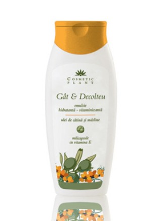 COSMETIC PLANT Emulsie hidratant&#259;-vitaminizant&#259; pentru gat &#351;i decolteu