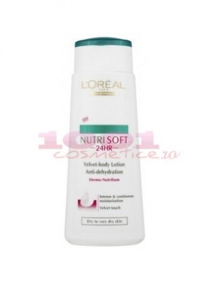 LOREAL NUTRISOFT LOTIUNE DE CORP PENTRU TEN USCAT 400 ML