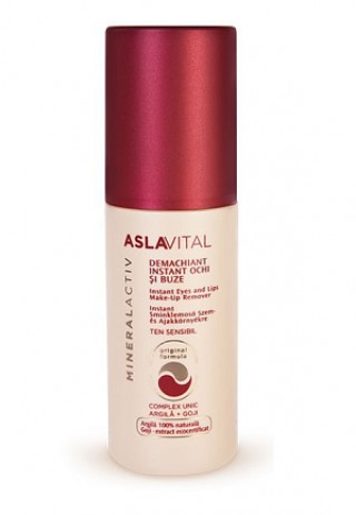 ASLAVITAL MINERAL ACTIV DEMACHIANT INSTANT OCHI SI BUZE