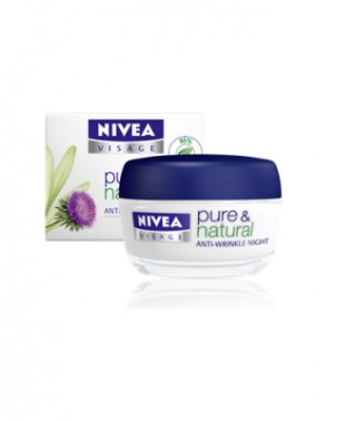 NIVEA VISAGE PURE & NATURAL CREMA ANTIRID DE NOAPTE