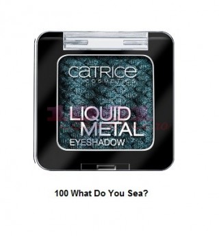 CATRICE LIQUID METAL EYESHADOW FARD DE PLEOAPE METALIC WHAT DO YOU SEA 100