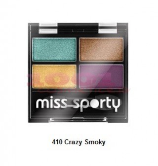 MISS SPORTY STUDIO COLOUR QUATTRO FARD DE PLEOAPE CRAZY SMOKY 410