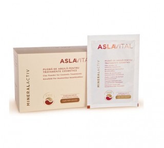 ASLAVITAL MINERAL ACTIV PUDRA DE ARGILA PENTRU TRATAMENTE COSMETICE