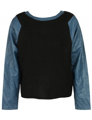 Pulover VERO MODA Karo Black