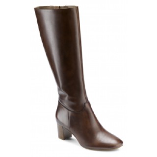 Cizme femei din piele de culoare maro Nioki 55 mm