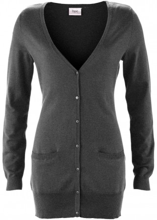 Jachet lung tricotat bonprix