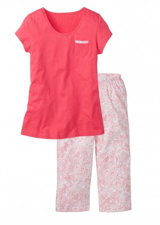 Pijama capri bonprix