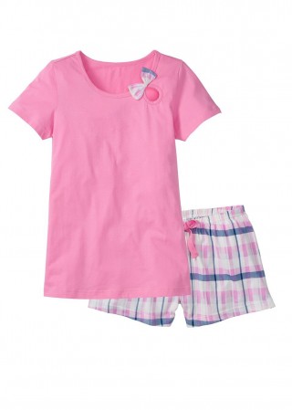 Pijama cu pantaloni scuri bonprix