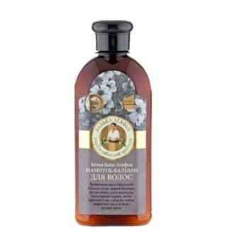 Sampon-balsam alb pentru frumusetea parului 350ml Baia Bunicii Agafia