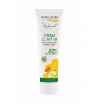 Natural crema de maini cu miere glicerina si unt de shea 100ml Gerocossen