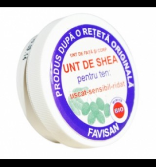 Unt de Shea BIO pentru fata si corp 100ml Favisan