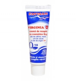 Crema de noapte Virginia BIO cu coenzima Q10 50ml Favisan