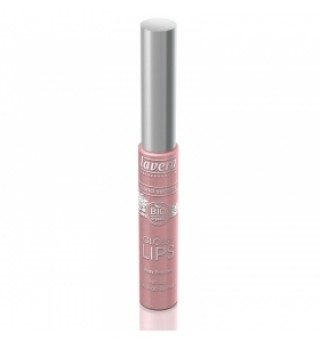 Gloss de buze natural ROSY PROMISE pe baza de ulei de argan si unt de shea. Plus de stralucire si volum 6.5 ml Lavera