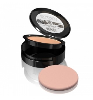 Fond de ten natural compact & pudra minerala nuanta CARAMEL. Pe baza de ulei de argan unt de shea si pigmenti minerali 10 gr Lavera