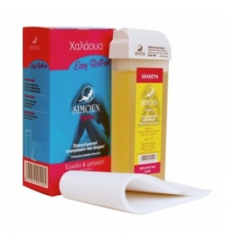 Kit Ceara naturala de zahar roll-on pentru epilat 140g Simoun