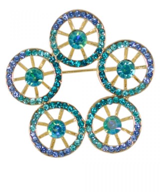 Brosa- cristale albastre