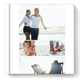 Fotocarte Simplu, Alb | Format Patrat