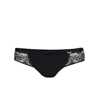 Chiloti de Dama Lisca Bluebell negri, din dantela, cu decoratiune sclipitoare