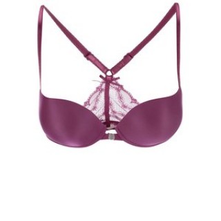 Sutien roz inchis cu push-up Lisca Sparkle