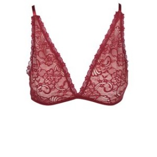 Sutien Y.A.S Stella din dantela visinie