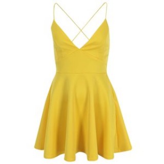 Rochie mini galbena AX PARIS