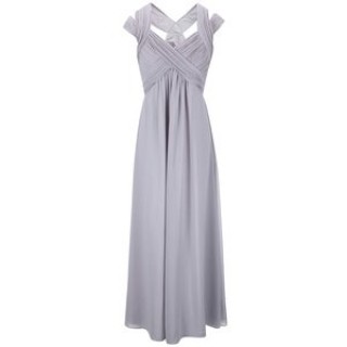 Rochie lunga gri Little Mistress