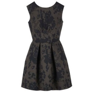 Rochie kaki cu imprimeu de camuflaj Closet