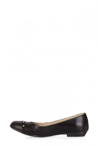 Balerini negri din piele naturala P32