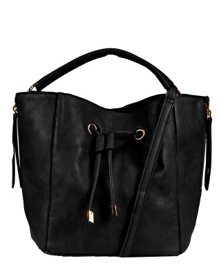 Geanta neagra cu 2 compartimente